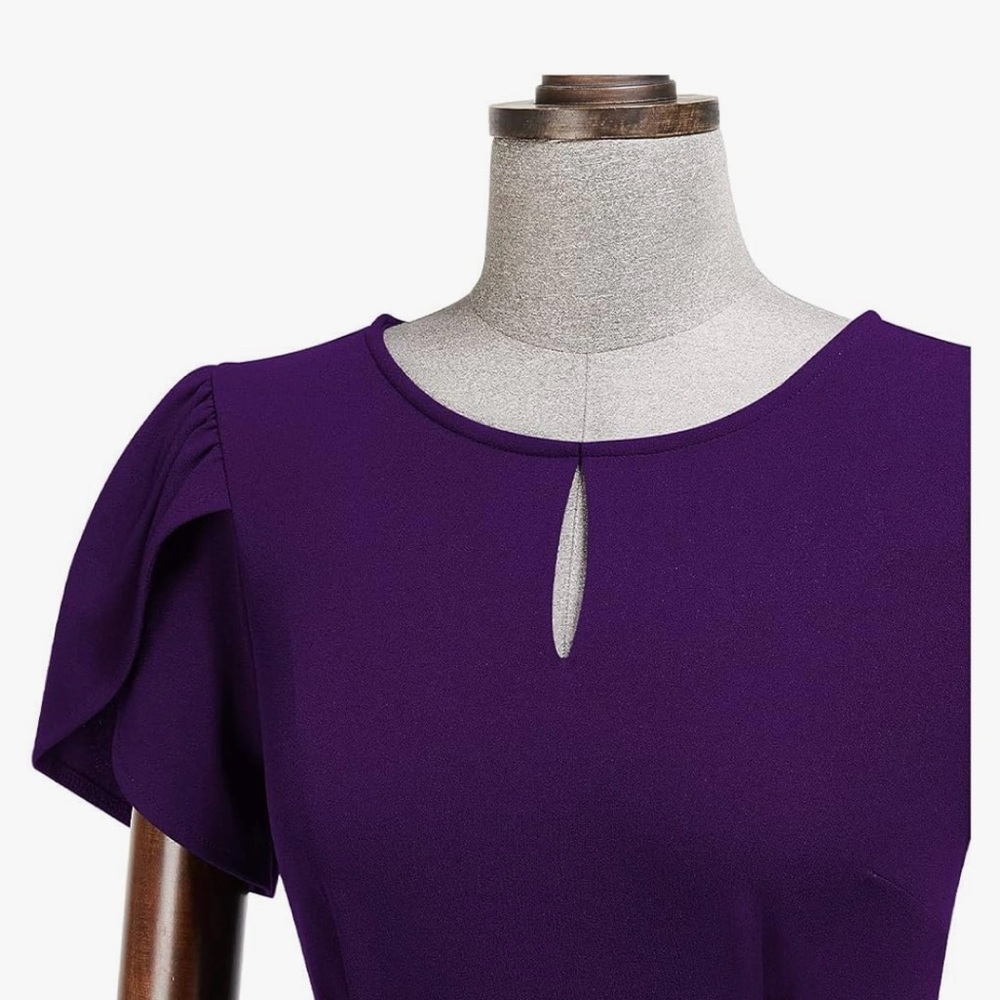 AISIZE purple dress - Picture 3 of 7
